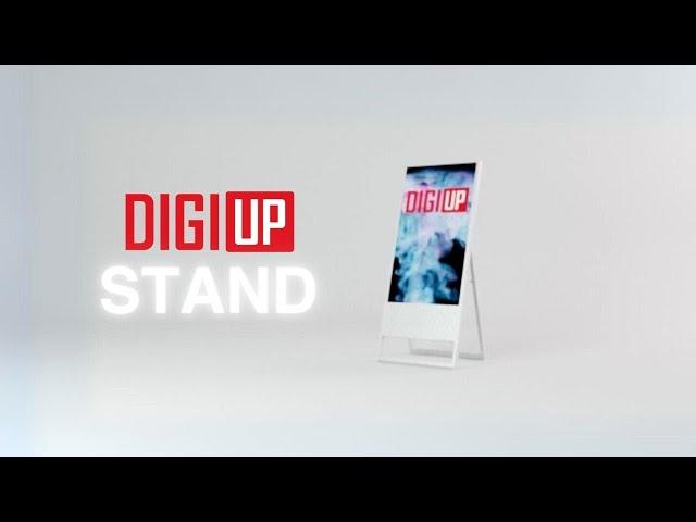 DIGIUP Stand | Your new digital signage solution | best systems