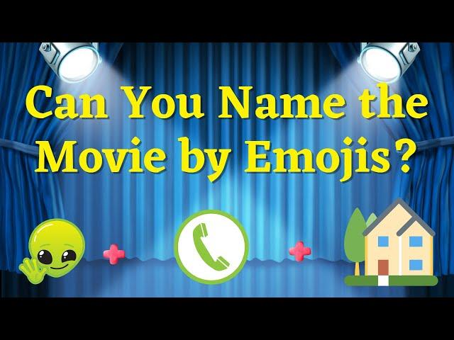 Guess the Movie by Emoji? Trivia Quiz Challenge!