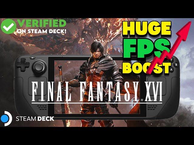 Final Fantasy XVI Demo Runs Great on Steam Deck!!! DLSS Enabler Mod Doubles FPS #steamdeck #fsr3