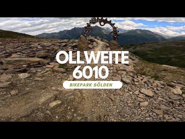 Ollweite 6010 | riesiges Steinfeld 🪨| Bikepark Sölden  Bikerepublik Full run RAW POV