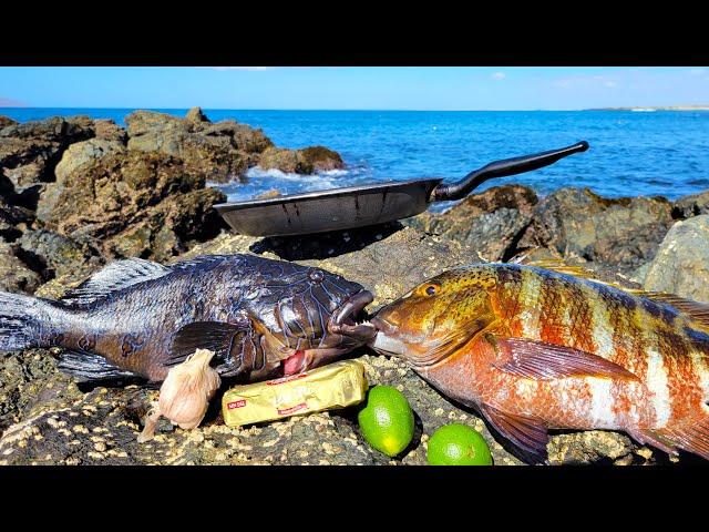 Catch'n Cook'n EXOTIC Fish on a FOREIGN ISLAND!