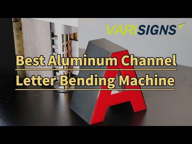 Affordable Aluminium Channel Letter Bending Machine for trim cap letters, trimless sign letters.