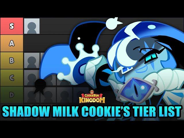 Shadow Milk Cookie's COOKIE TIER LIST?!? 