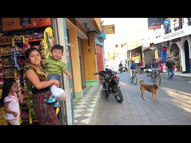 Walking around SAN PEDRO La Laguna in Lake Atitlan, Guatemala