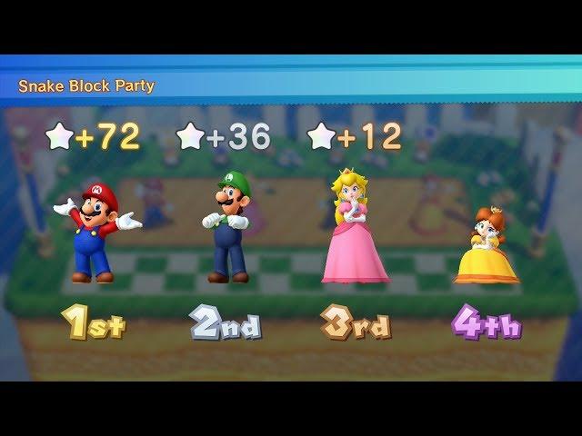 Mario Party 10 Mario Party #66 Mario vs Peach vs Luigi vs Daisy Chaos Castle Master Difficulty