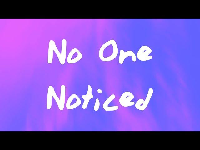 The Marías - No One Noticed (Extended English)