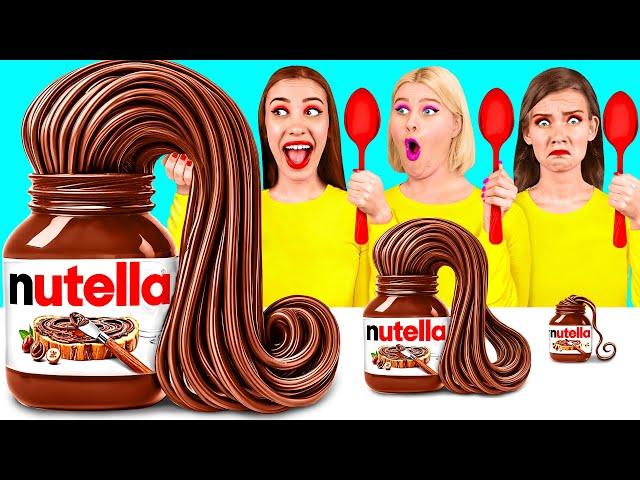 Big, Medium and Small Plate Challenge | Easy Secret Hacks and Gadgets by RaPaPa Challenge