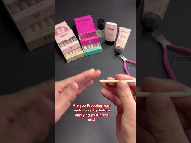 Press on nail prep! #pressonnails #nails #nailsofinstagram