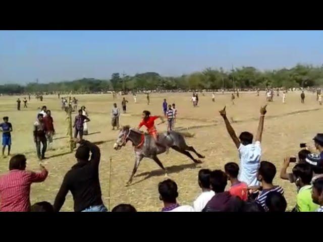 Bangladesh horse race in Jawwah bazar, taddichor | MAHIN RAJA winning the first position | 11/2/2019