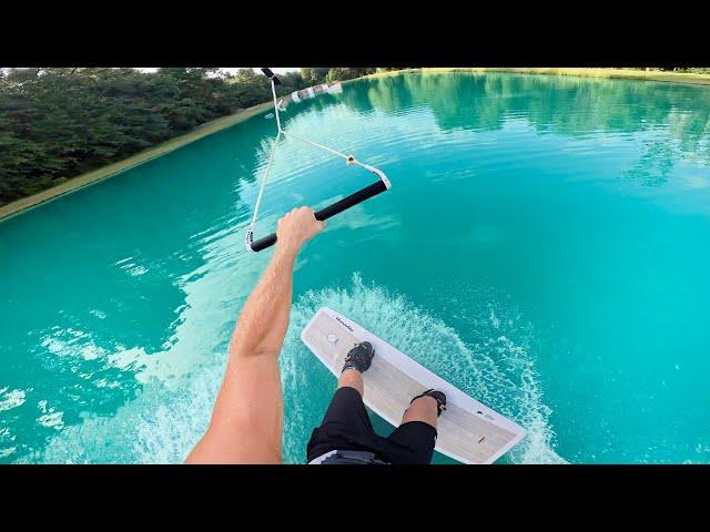 WAKEBOARDING ON BUTTER!