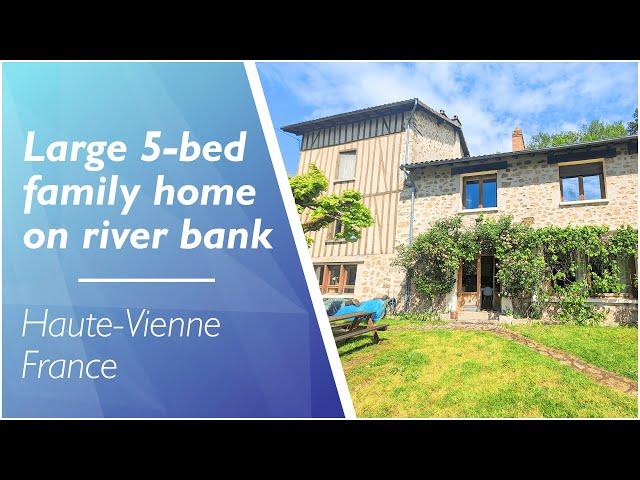 Large 5-bedroom family home on the banks of the river at Condat-sur-Vienne - Ref.: A20981AMC87