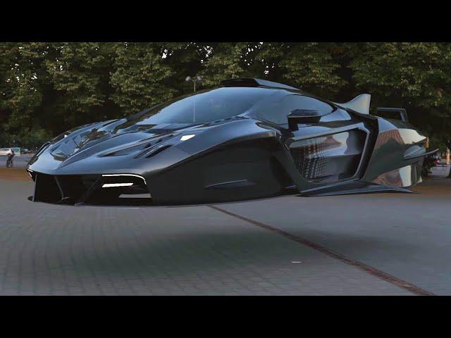 Mansory FLYING HYPERCAR CAR | Futuristic Digital Car Concept