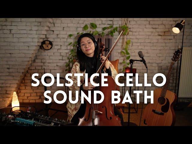 Solstice / Full Moon Live Cello Sound Bath Meditation, Q&A at end - Live @ Insight Timer