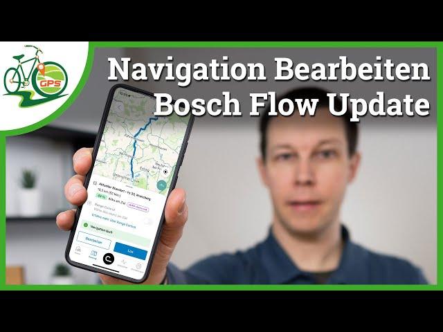 Navigation während der Tour bearbeiten & Neue eBike Firmware  Bosch Flow App UPDATE v1.24 