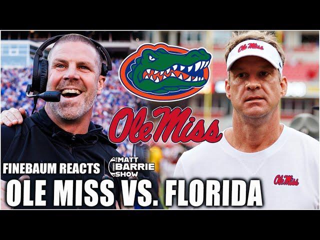 Ole Miss vs. Florida REACTION: Lane Kiffin needs SOUL SEARCHING - Finebaum | The Matt Barrie Show