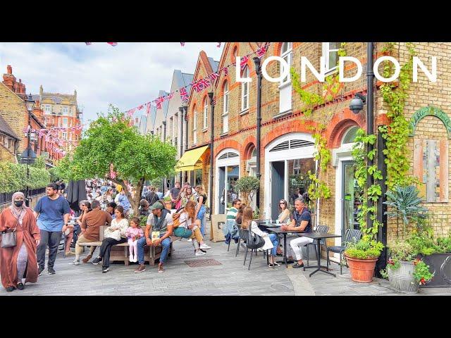 London Summer Walk on a Beautiful Sunny Day, 4K HDR London City Walking Tour