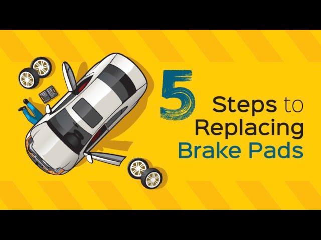 Five(5) steps to replacing brake pads