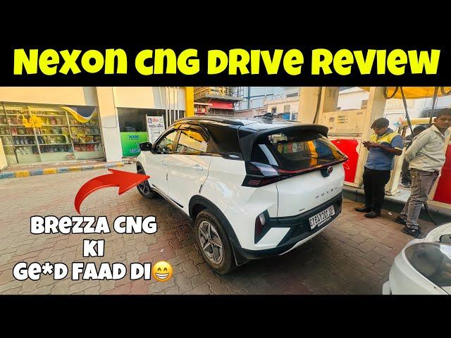 Tata Nexon i-CNG Drive Review - Performance, Mileage, Comfort & Features? Detailed Drive !!