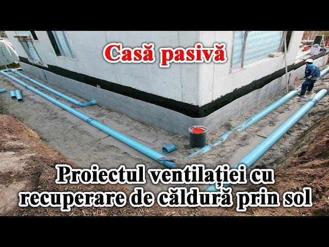 Casa pasiva – proiectul ventilatiei cu recuperare de caldura prin sol