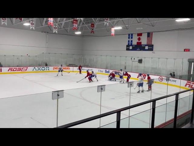 Juraj Slafkovsky Day 2 at Habs Development Camp