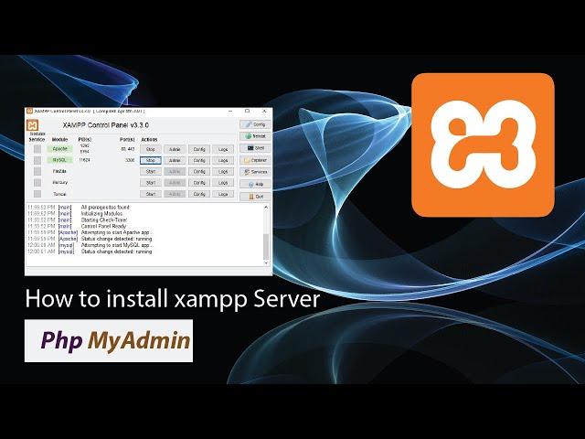 How to install xampp server (Hospital Management System)