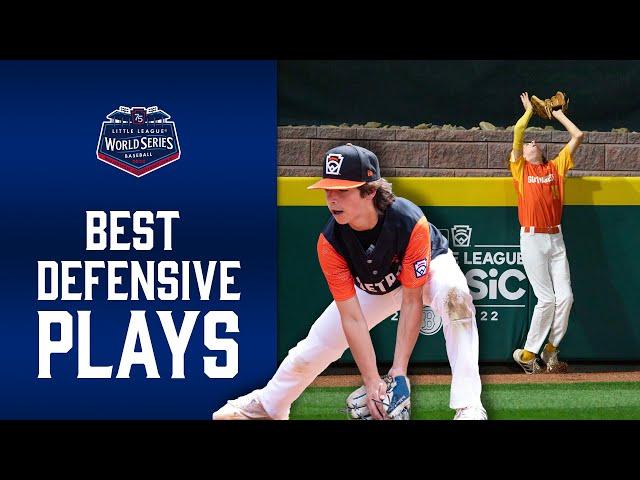 All the Best Defensive Plays from the 2022 Little League Baseball World Series