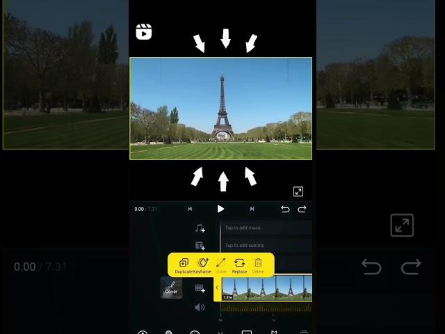 VN app mein video ko zoom in or zoom out kese kern #vnvideoeditor #videoediting