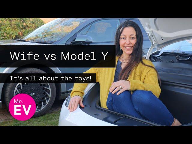 “So, how do you do the farts?” — Flaviana reviews the Tesla Model Y