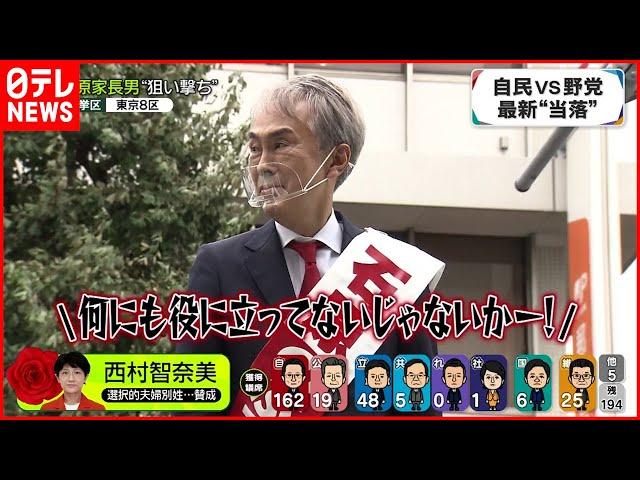 【敗北確実】自民・石原伸晃氏が東京８区で敗北確実