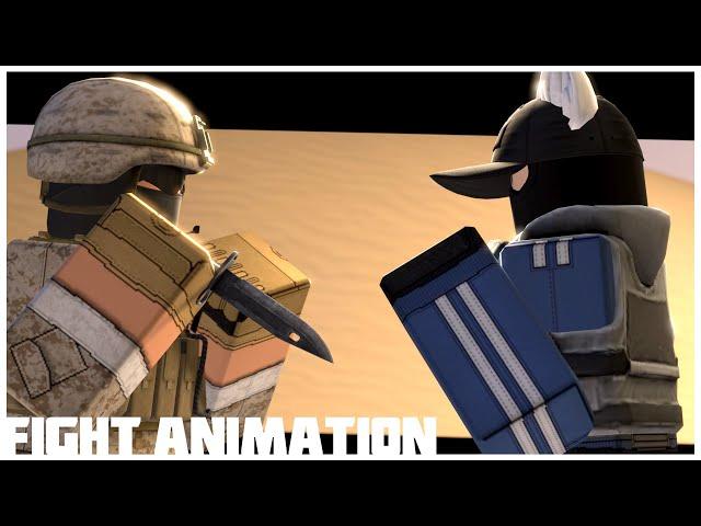 Marine Vs Furry | Roblox Brutal Fight Animation