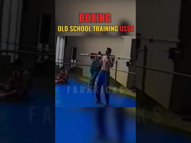 Boxing: Old school USSR training  #boxing #boxer #mma #usa #mma #kickboxing