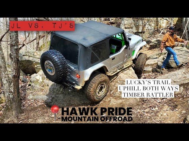 JEEP TJ’s Return to Hawk Pride Offroad Park - An EPIC Day of Wheeling!