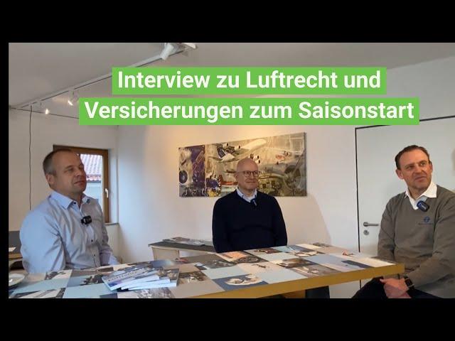 Interview mit Frank Dörner und Martin Peschke zum Thema Luftrecht und Versicherungen