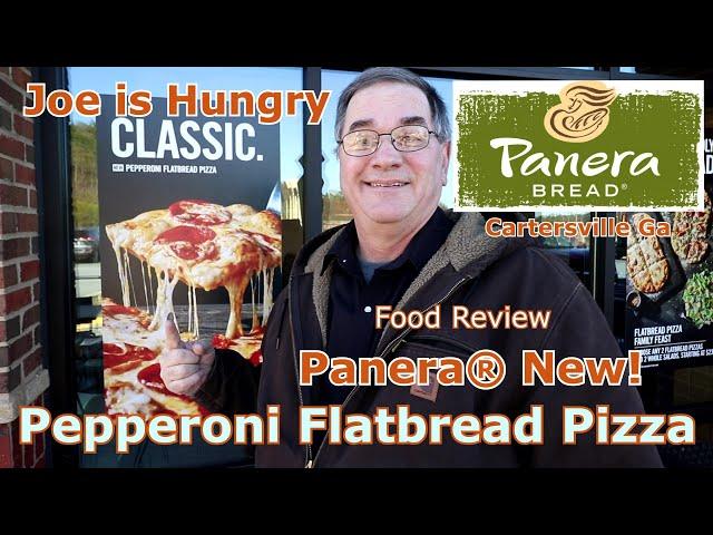 Panera® New Pepperoni Flatbread Pizza Review | Joe is Hungry  