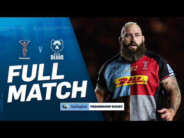 Harlequins v Bristol - FULL MATCH | Farewell to Joe Marler! | Gallagher Premiership 24/25