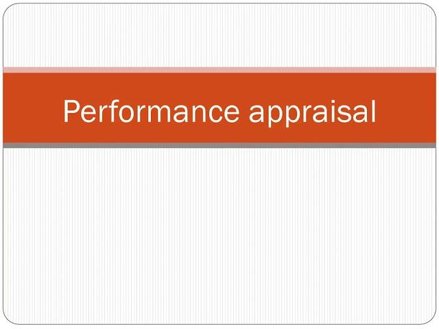 performance Appraisal # education