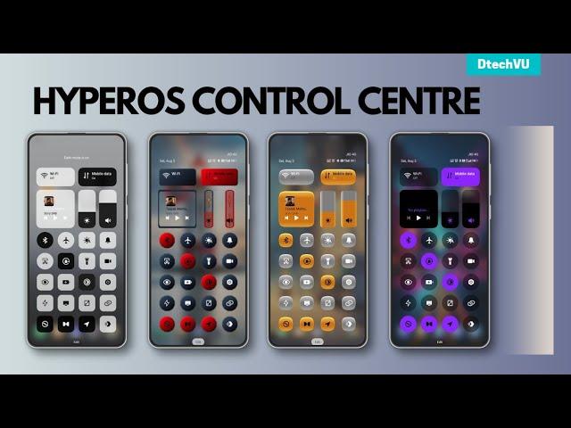 5 Control Centre Themes for HyperOS | Cool HyperOS Themes for Xiaomi, Poco