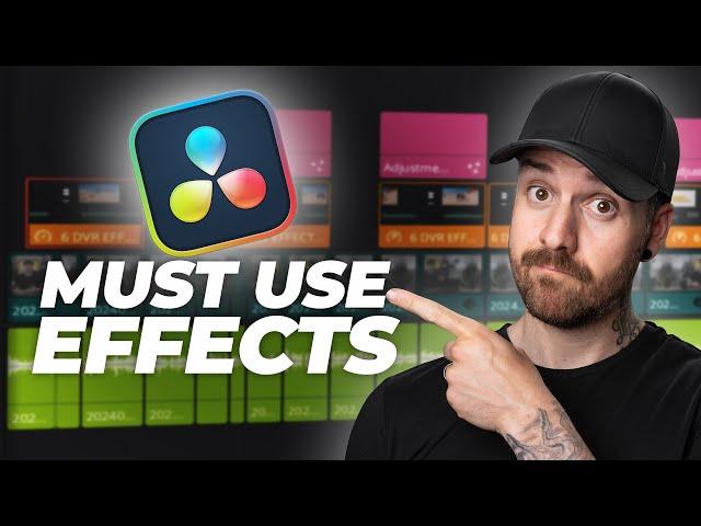 6 FREE Davinci Resolve Effects I Use On EVERY PROJECT!