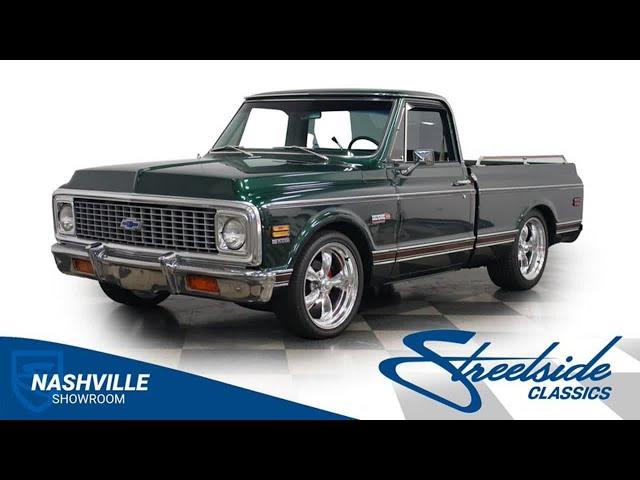 1972 Chevrolet C10 Cheyenne 4583-NSH for sale | Charlotte, Atlanta, Dallas, Tampa, Phoenix, Nas...