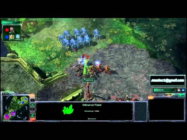 Starcraft 2 - Phosphoros (Z) vs SebastianJSL (P) - [HD]