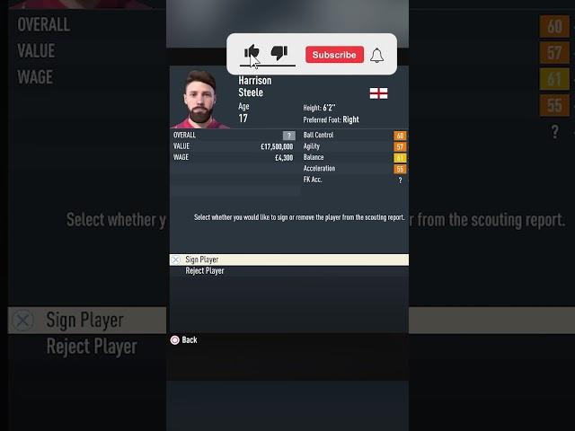 INSANE GLITCHED YOUTH ACADEMY PLAYER IN FIFA 23