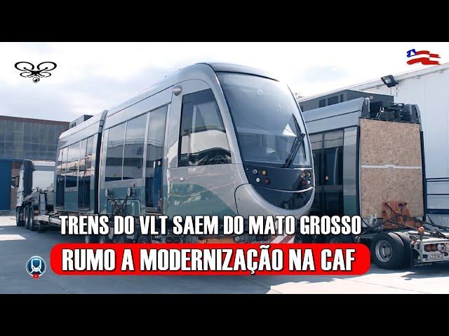 TRENS DOS VLTS DE SALVADOR SAEM DO MATO GROSSO RUMO A MODERNIZAÇÃO, veja