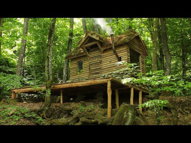 House from Pallets over the Abyss. Start to Finish. Timelapse