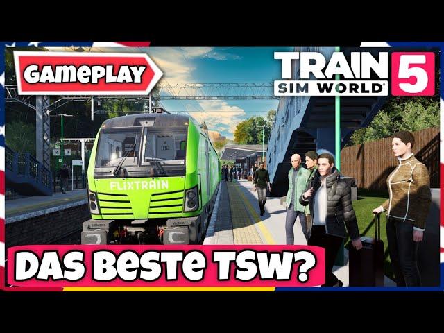 Erstes Gameplay von TRAIN SIM WORLD 5 | Das beste TSW? Neuerungen | Neue Linien | Bessere Grafik