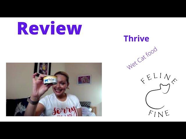 Review of Thrive Wet cat food