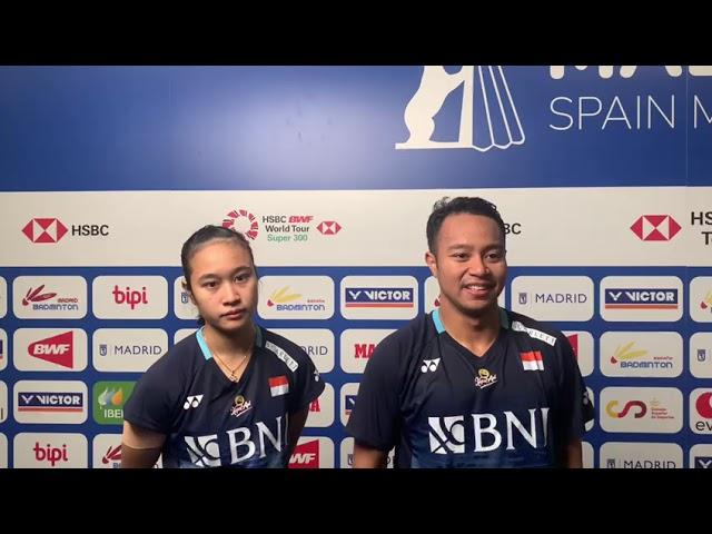 MSM23 | Day 2 post Match Interview: Rehan Naufal Kusharjanto Lisa Ayu Kusumawati