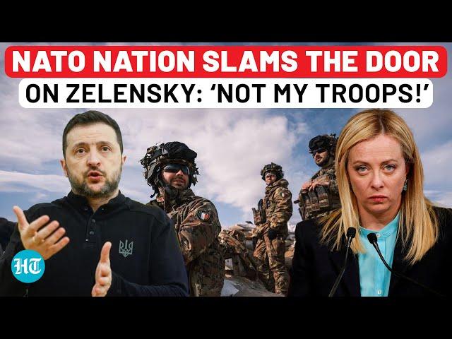 Zelensky’s Bid for NATO Troops Falls Apart? Italy PM Refuses EU's Proposal To Send Army to Ukraine