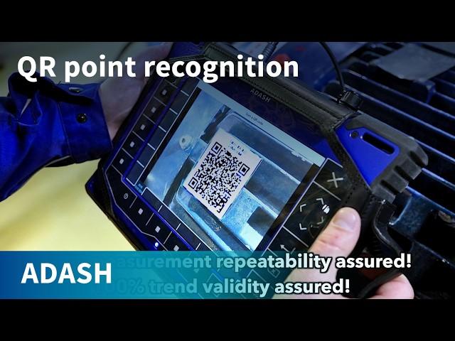 Vibration measurements with QR code point recognition