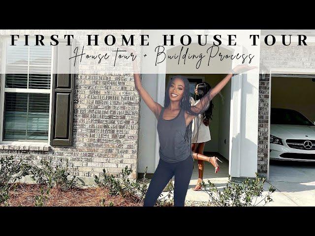 HOUSE TOUR | NEW CONSTRUCTION BUILDING PROCESS|  MODERN AND NEUTRAL AESTHETIC | FIRST HOME