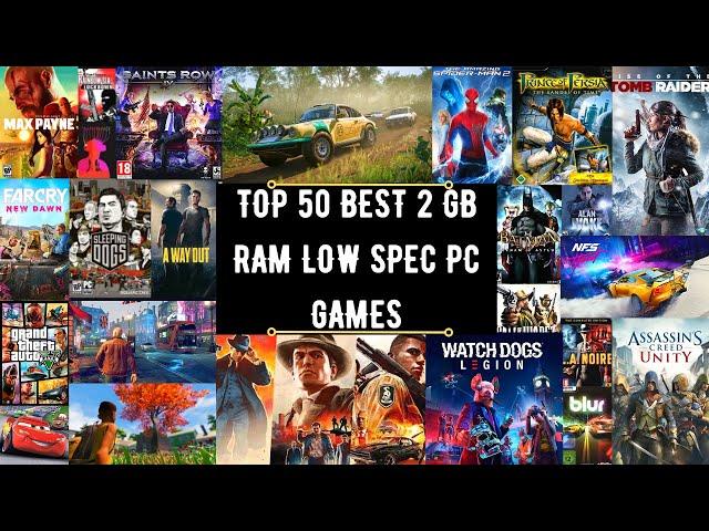 Top 50 Best Low End PC Games  | New Pc Games for Low End Pc 2023 (2 GB RAM /4 GB RAM/ 256 MB VRAM)